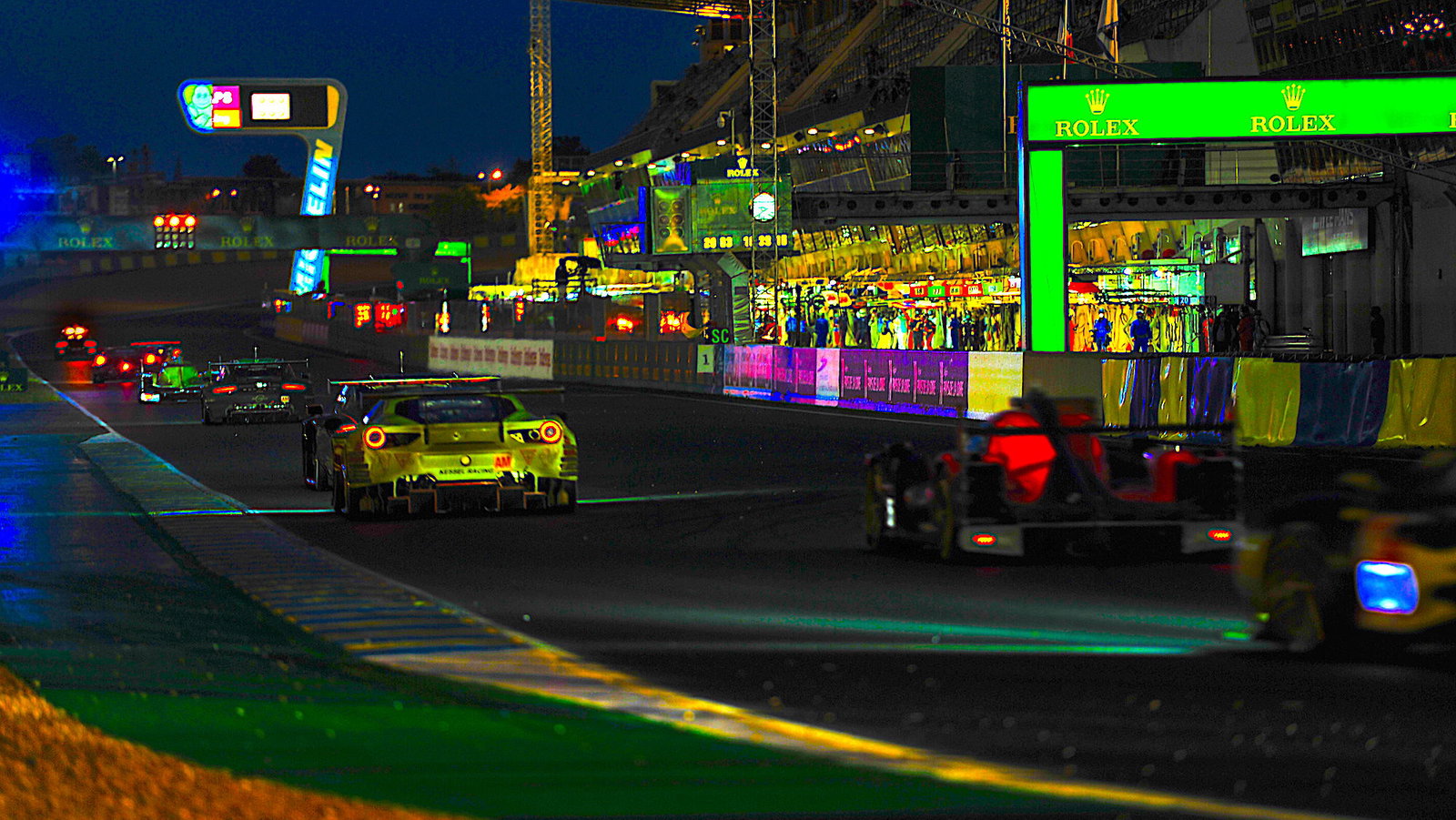 Le Mans 24 Hours - Night time Action [credit: Andrew Hartley]